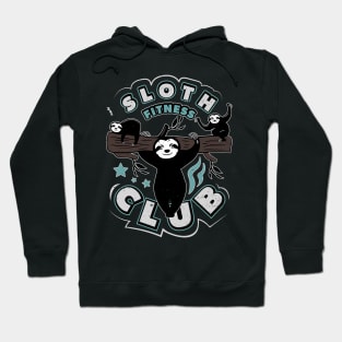 Sloth Fitness Club Workout Gift Hoodie